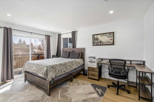 119 Silvercreek Close Nw, Calgary, AB - Indoor Photo Showing Bedroom