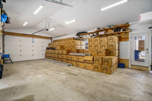 119 Silvercreek Close Nw, Calgary, AB - Indoor Photo Showing Garage