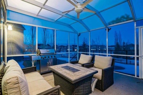 90 Silverado Ranch Way Sw, Calgary, AB - Outdoor With Deck Patio Veranda With Exterior