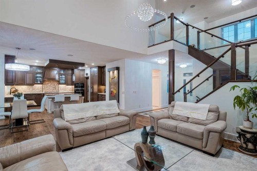 90 Silverado Ranch Way Sw, Calgary, AB - Indoor Photo Showing Living Room