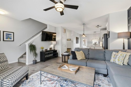 144 Legacy Point Se, Calgary, AB - Indoor Photo Showing Living Room