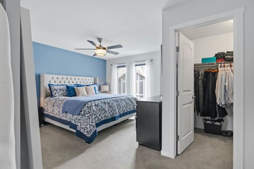 144 Legacy Point Se, Calgary, AB - Indoor Photo Showing Bedroom
