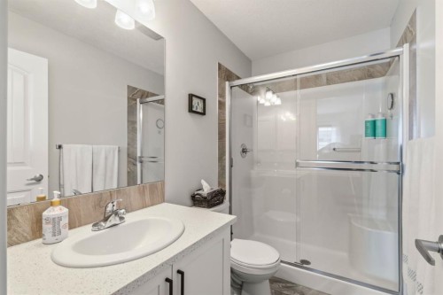 144 Legacy Point Se, Calgary, AB - Indoor Photo Showing Bathroom