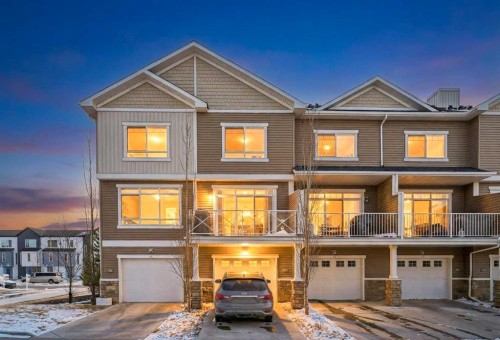 62 Skyview Ranch Avenue Ne, Calgary, AB - Outdoor With Balcony With Facade