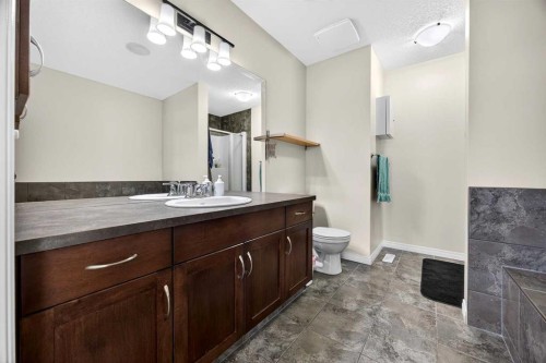 46 Heritage Landing, Cochrane, AB - Indoor Photo Showing Bathroom