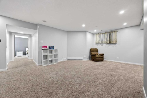 46 Heritage Landing, Cochrane, AB - Indoor Photo Showing Basement