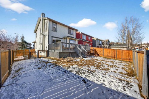 46 Heritage Landing, Cochrane, AB - Outdoor With Deck Patio Veranda