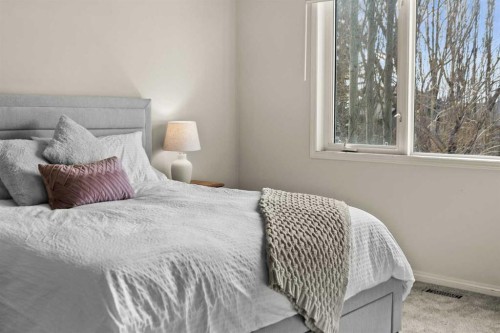 93 Cranwell Place Se, Calgary, AB - Indoor Photo Showing Bedroom