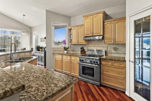 93 Cranwell Place Se, Calgary, AB - Indoor Photo Showing Kitchen With Stainless Steel Kitchen With Double Sink