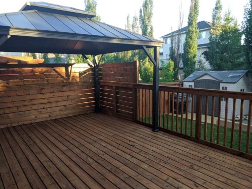 133 Cimarron Drive, Okotoks, AB - Outdoor With Deck Patio Veranda