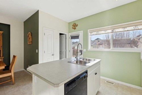 165 Cranford Drive Se, Calgary, AB - Indoor Photo Showing Kitchen With Double Sink