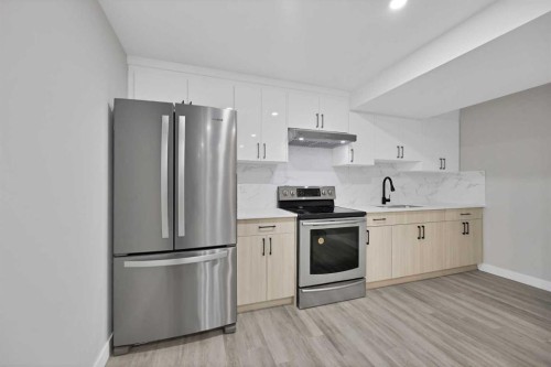 4351 38 Street Ne, Calgary, AB - Indoor Photo Showing Kitchen With Stainless Steel Kitchen