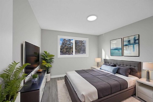 4351 38 Street Ne, Calgary, AB - Indoor Photo Showing Bedroom