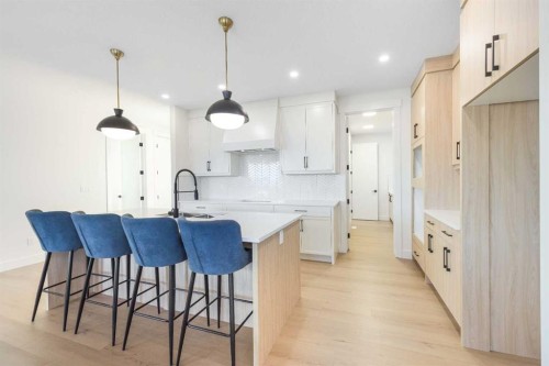 315 Waterford Road, Chestermere, AB - Indoor Photo Showing Kitchen With Upgraded Kitchen