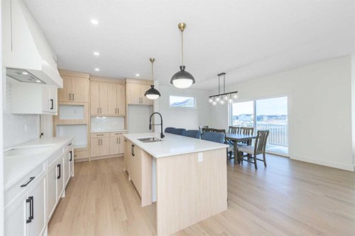 315 Waterford Road, Chestermere, AB - Indoor Photo Showing Kitchen With Upgraded Kitchen