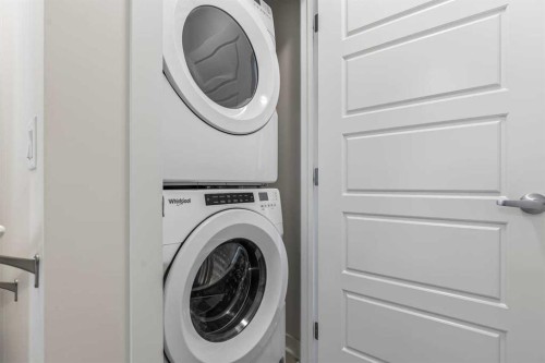 505-338 Seton Circle Se, Calgary, AB - Indoor Photo Showing Laundry Room
