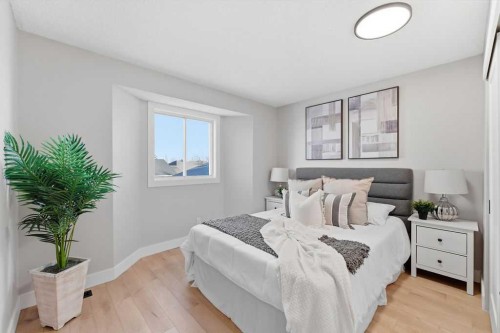 129 Coventry Place Ne, Calgary, AB - Indoor Photo Showing Bedroom