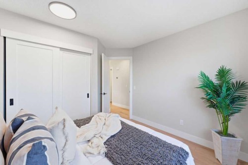 129 Coventry Place Ne, Calgary, AB - Indoor Photo Showing Bedroom