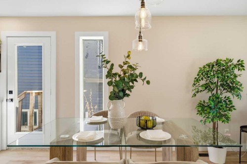 129 Coventry Place Ne, Calgary, AB - Indoor Photo Showing Dining Room