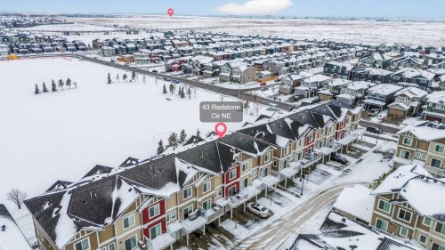 43 Redstone Circle Ne, Calgary, AB - Outdoor With View
