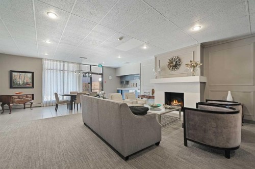 2A-133 25 Avenue Sw, Calgary, AB - Indoor With Fireplace