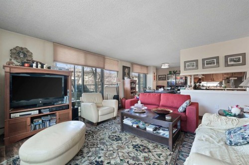 2A-133 25 Avenue Sw, Calgary, AB - Indoor Photo Showing Living Room