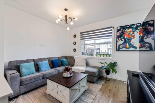 1209 Cornerstone Street Ne, Calgary, AB - Indoor Photo Showing Living Room