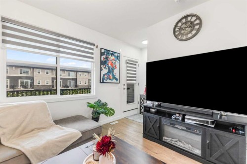 1209 Cornerstone Street Ne, Calgary, AB - Indoor Photo Showing Living Room