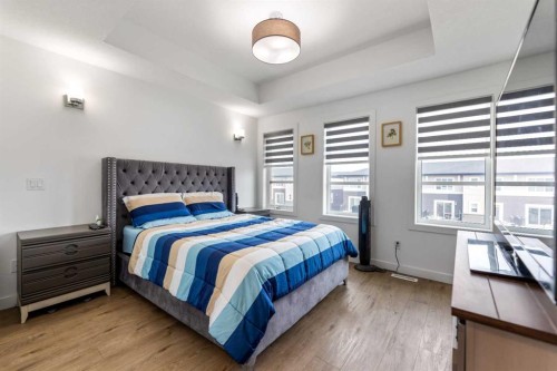 1209 Cornerstone Street Ne, Calgary, AB - Indoor Photo Showing Bedroom