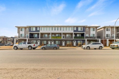 1209 Cornerstone Street Ne, Calgary, AB - Outdoor With Balcony With Facade