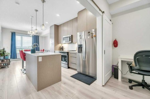 1321-76 Cornerstone Passage Ne, Calgary, AB - Indoor Photo Showing Kitchen