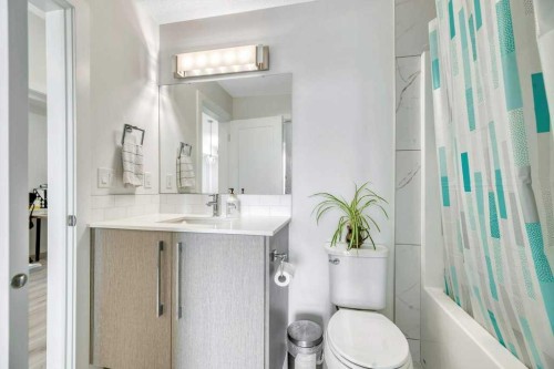 1321-76 Cornerstone Passage Ne, Calgary, AB - Indoor Photo Showing Bathroom