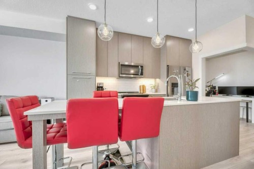1321-76 Cornerstone Passage Ne, Calgary, AB - Indoor Photo Showing Kitchen With Upgraded Kitchen