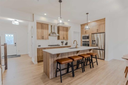 169 Verity Manor Sw, Calgary, AB - Indoor Photo Showing Kitchen With Upgraded Kitchen
