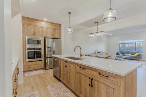 169 Verity Manor Sw, Calgary, AB - Indoor Photo Showing Kitchen With Upgraded Kitchen