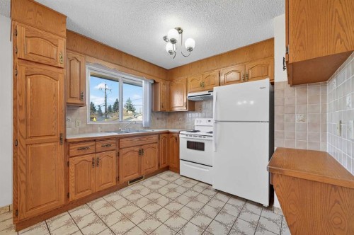 7228 Huntridge Hill Ne, Calgary, AB - Indoor Photo Showing Kitchen With Double Sink