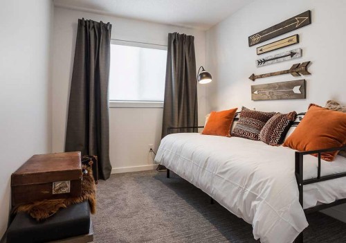 138 Sora Gardens Se, Calgary, AB - Indoor Photo Showing Bedroom