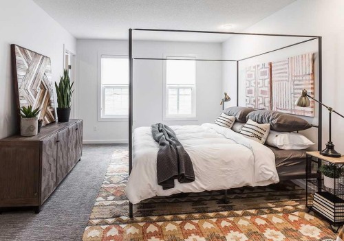 138 Sora Gardens Se, Calgary, AB - Indoor Photo Showing Bedroom