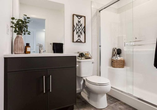 138 Sora Gardens Se, Calgary, AB - Indoor Photo Showing Bathroom