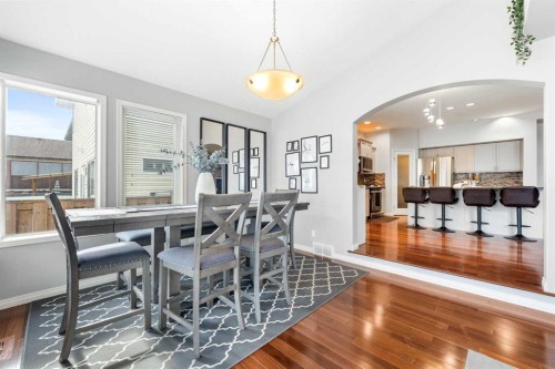 72 Panamount Heights Nw, Calgary, AB - Indoor Photo Showing Dining Room