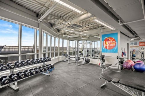 1205-32 Varsity Estates Circle Nw, Calgary, AB - Indoor Photo Showing Gym Room