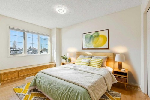 22 Valley Creek Road Nw, Calgary, AB - Indoor Photo Showing Bedroom