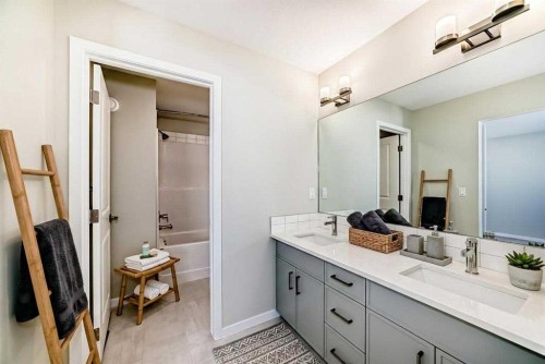 354 Ellen Park, Crossfield, AB - Indoor Photo Showing Bathroom