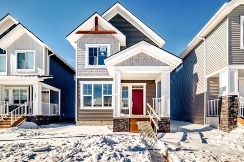 354 Ellen Park, Crossfield, AB - Outdoor With Facade