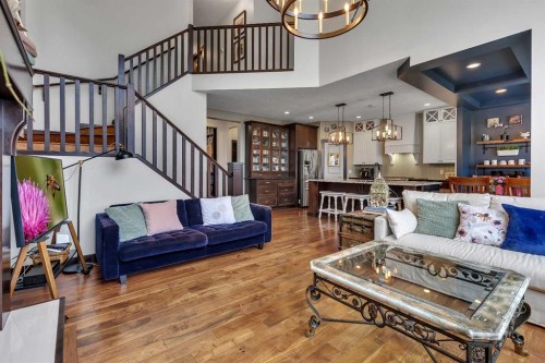 70 Chaparral Valley Square Se, Calgary, AB - Indoor Photo Showing Living Room