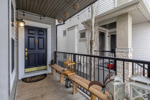 70 Chaparral Valley Square Se, Calgary, AB - Outdoor With Deck Patio Veranda With Exterior