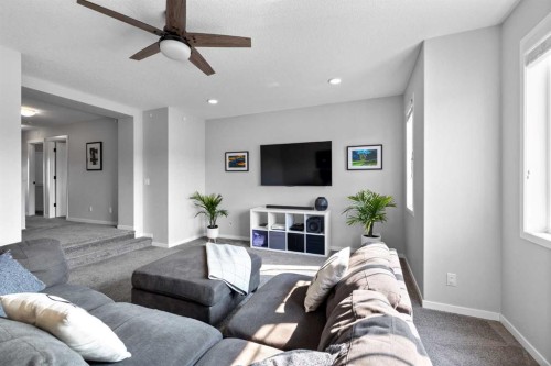223 Howse Drive Ne, Calgary, AB - Indoor Photo Showing Living Room