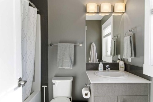 33-111 Rainbow Falls Gate, Chestermere, AB - Indoor Photo Showing Bathroom