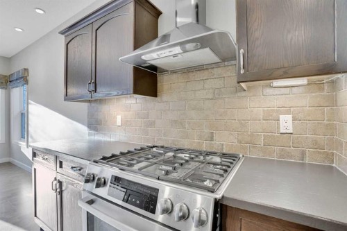 27-925 Imperial Drive, Diamond Valley, AB - Indoor Photo Showing Kitchen With Upgraded Kitchen