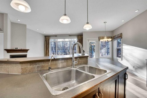 27-925 Imperial Drive, Diamond Valley, AB - Indoor Photo Showing Kitchen With Double Sink